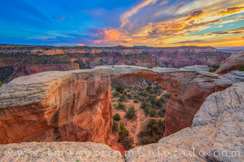 Rattlesnake Arch at Sunset 2