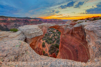 Rattlesnake Canyon Evening Summer Sunset 716-1