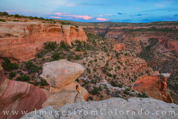 Rattlesnake Canyon at Sunset 1