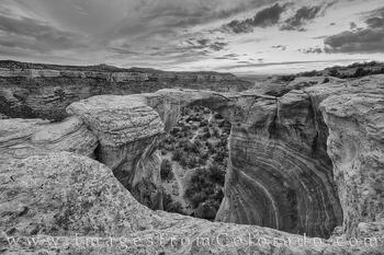 Rattlesnake Canyon in Black and White 2