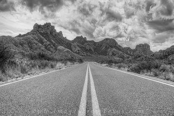 Road to the Chisos Mountains