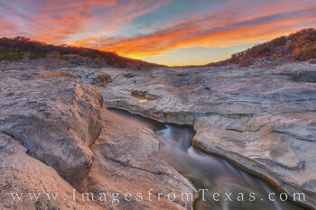 Spring Sunset at Pedernales Falls 314-1