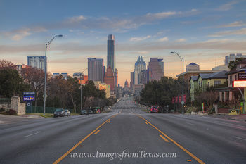 State Capitol and Austin Skyline February Morning 1