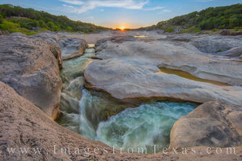 Summer Sunset on the Pedernales 726-1