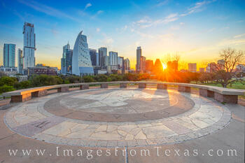Sunrise from Doug Sahm Hill 331-1