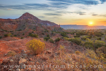 Sunrise of Gold, Capitol Peak - Palo Duro 107-1