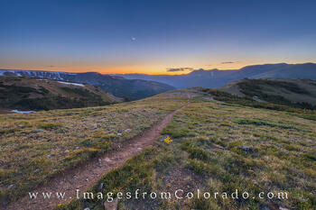 Hiking the Continental Divide Trail near Berthoud Pass