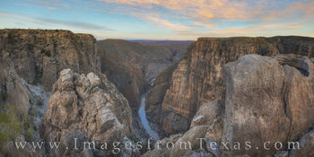 Sunset at the Rim of Mariscal Canyon 1