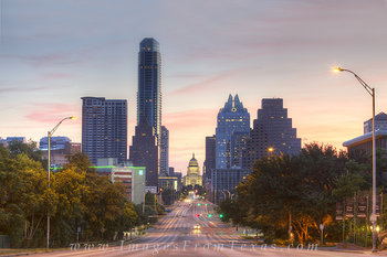 Texas State Capitol from Congress 7