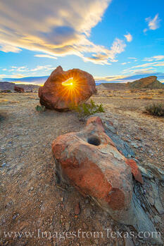 The Donut Sunrise at Indian Head - Big Bend NP 301-2