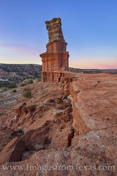 The Lighthouse at Sunset - Palo Duro 1124-2