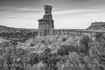 The Lighthouse in Black and White 1111-1
