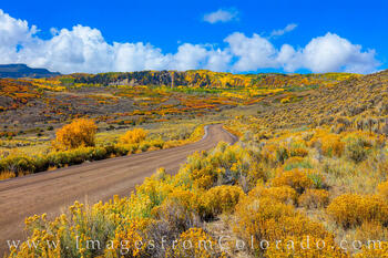 The Road to Cimarron in Autumn 102-1
