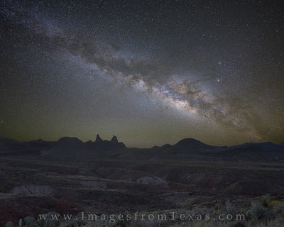 Bluebonnets and the Milky Way at The Big Bend