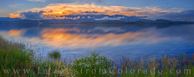 Lake Granby Sunrise Panorama 723-1