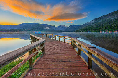 Point Park Pier Sunrise - Grand Lake Co 627-1