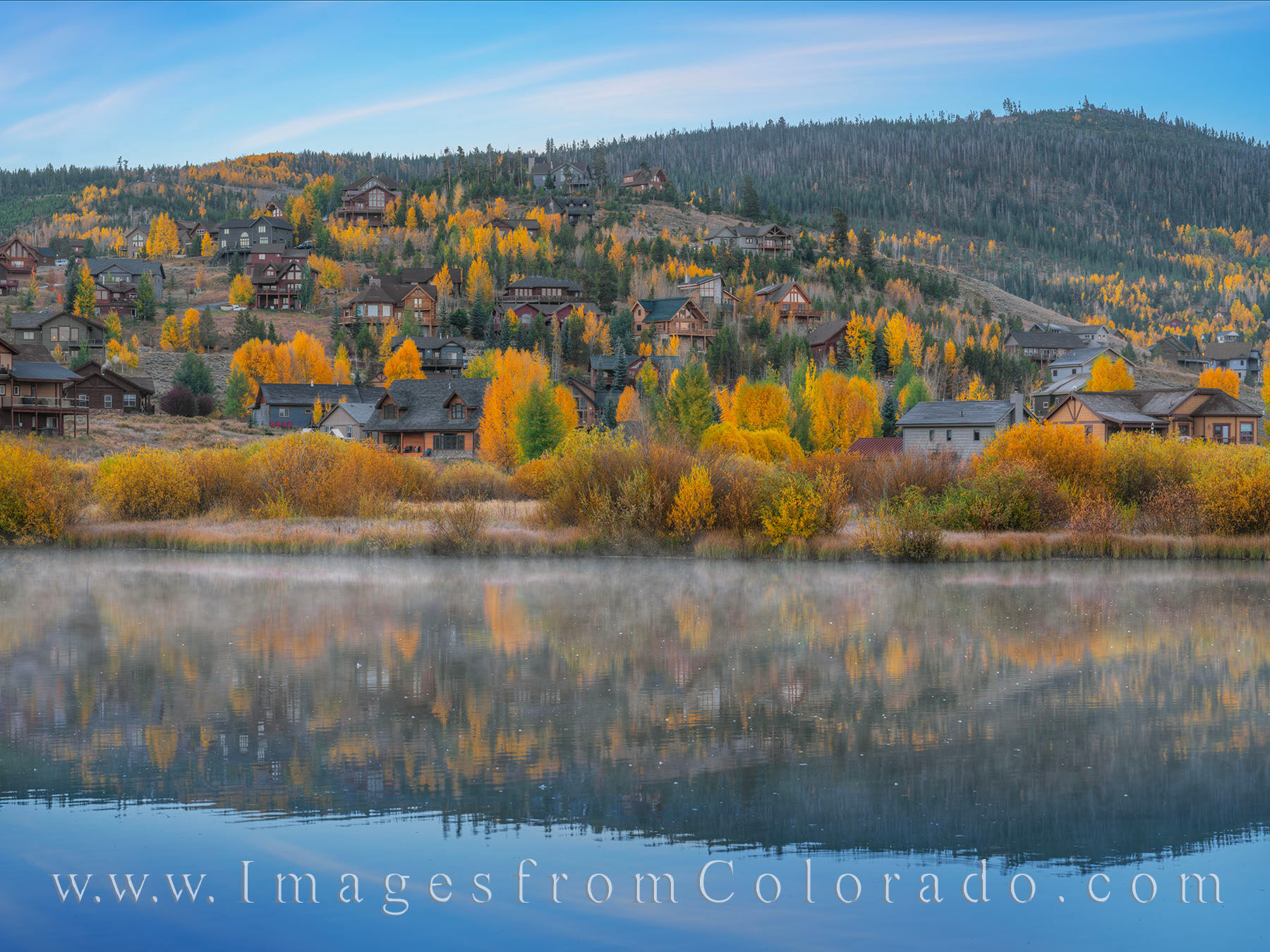 Autumn Morning at Granby Ranch 1 Fall colors at Granby Ranch were vibrant on this cold, late September morning just south of Granby. The reflections in the calm...