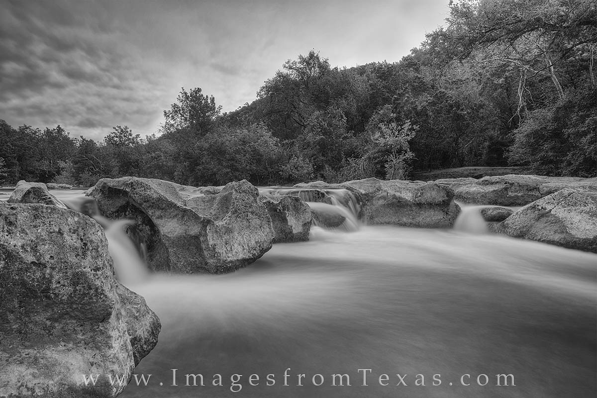Barton Creek Greenbelt Black and White 1 This black and white photograph comes from Austin, Texas, and the popular Barton Creek greenbelt. Taken about 20 minutes before...