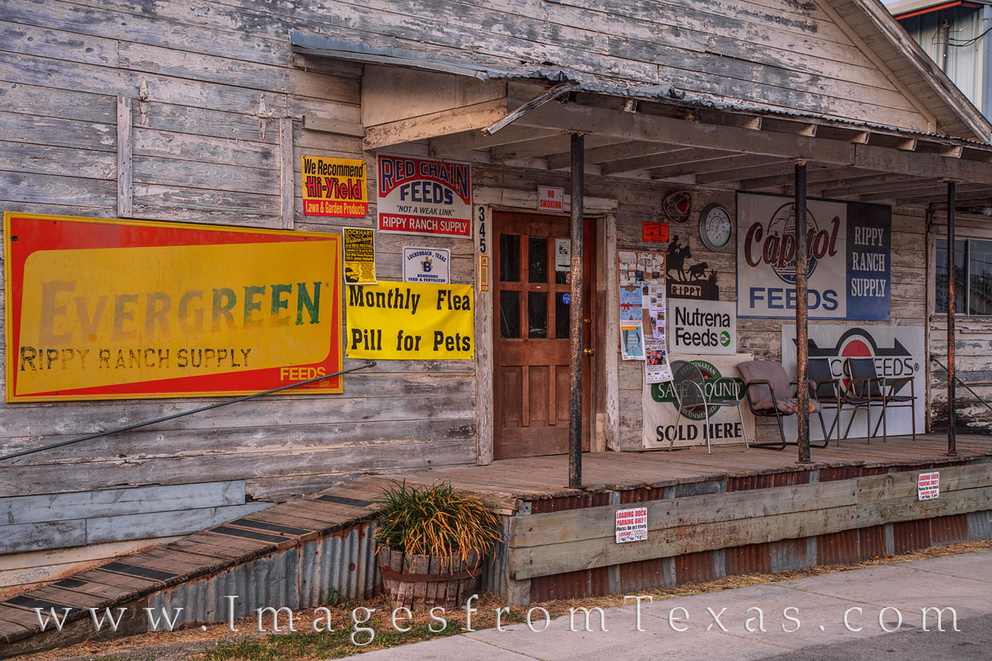Dripping Springs Feed Store 1 Along Mercer Street in Dripping Springs, the Dripping Springs Feed Store is ready for business.