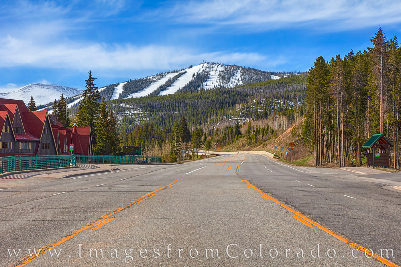 Highway 40 and Winter Park Ski 525-1 Highway 40 leads out of Winter Park and to the ski runs of Winter Park Base and Mary Jane. Taken just outside of the commercial...
