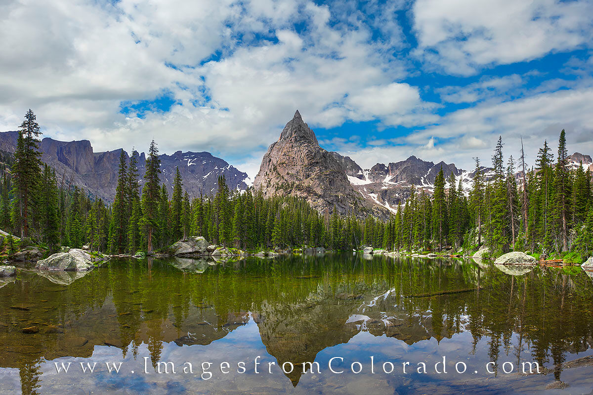 Lone Eagle Peak - Indian Peaks - Panorama 1