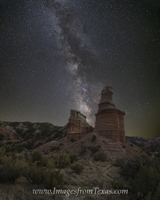 Milky Way over Palo Duro Canyon 3 From my perspective on this clear night in the Texas Panhandle, I could see every star in the sky. In the foreground, the iconic...