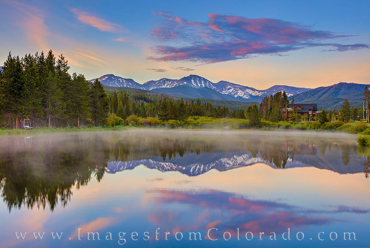 Parry Peak Reflection at Sunrise 702-1 Parry Peak rises to 13,392’ in the morning sky over Winter Park and the Fraser Valley. This photograph, taken a little before...