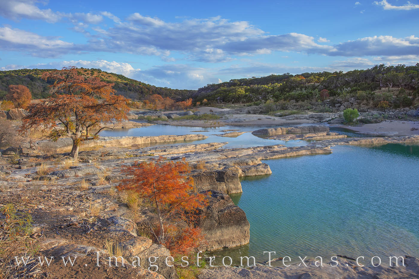 Pedernales Falls Autumn Afternoon 1122-1