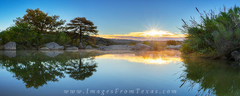 Sunrise Oasis at Pedernales Falls 4 One of my favorite locations in Pedernales Falls State Park is this little oasis. I've never seen anyone here, but that is probably...