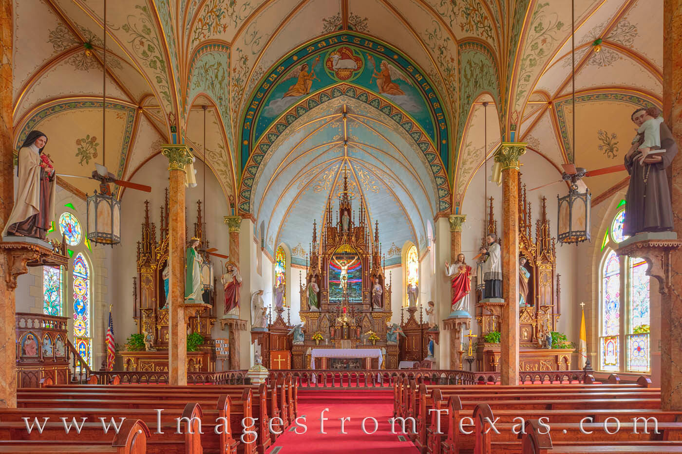 Saint Mary Catholic Church - High Hill 1 St. Mary Catholic Church in High Hill, Texas, was built in 1906 and designed by famed architect Leo Dielmann. Known as the “...