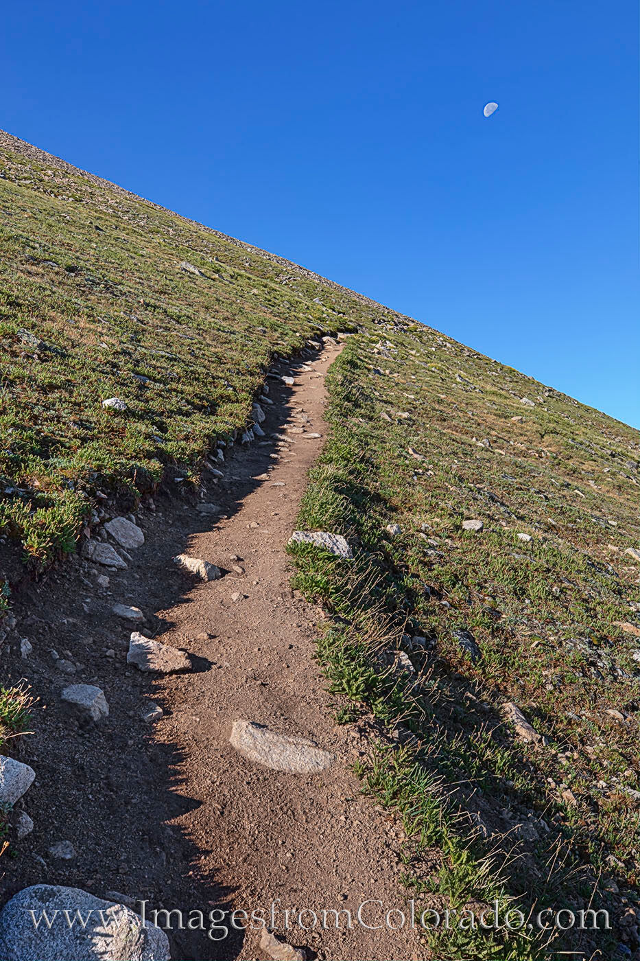 Walking to the Moon - Mount Huron The trail to Mount Huron (14,009’) isn’t long, but it is steep, gaining 3,500 vertical feet in just over 3.6 miles. From...